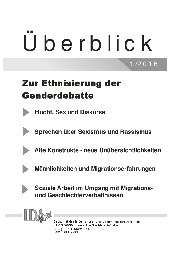 Überblick Nr. 1, März 2016