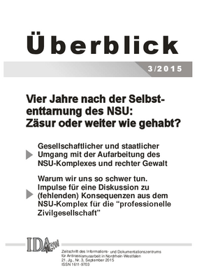 Überblick Nr. 3, September 2015