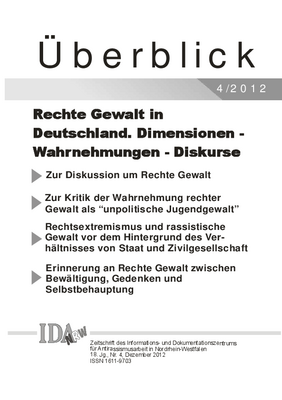 Überblick Nr. 4 Dezember 2012